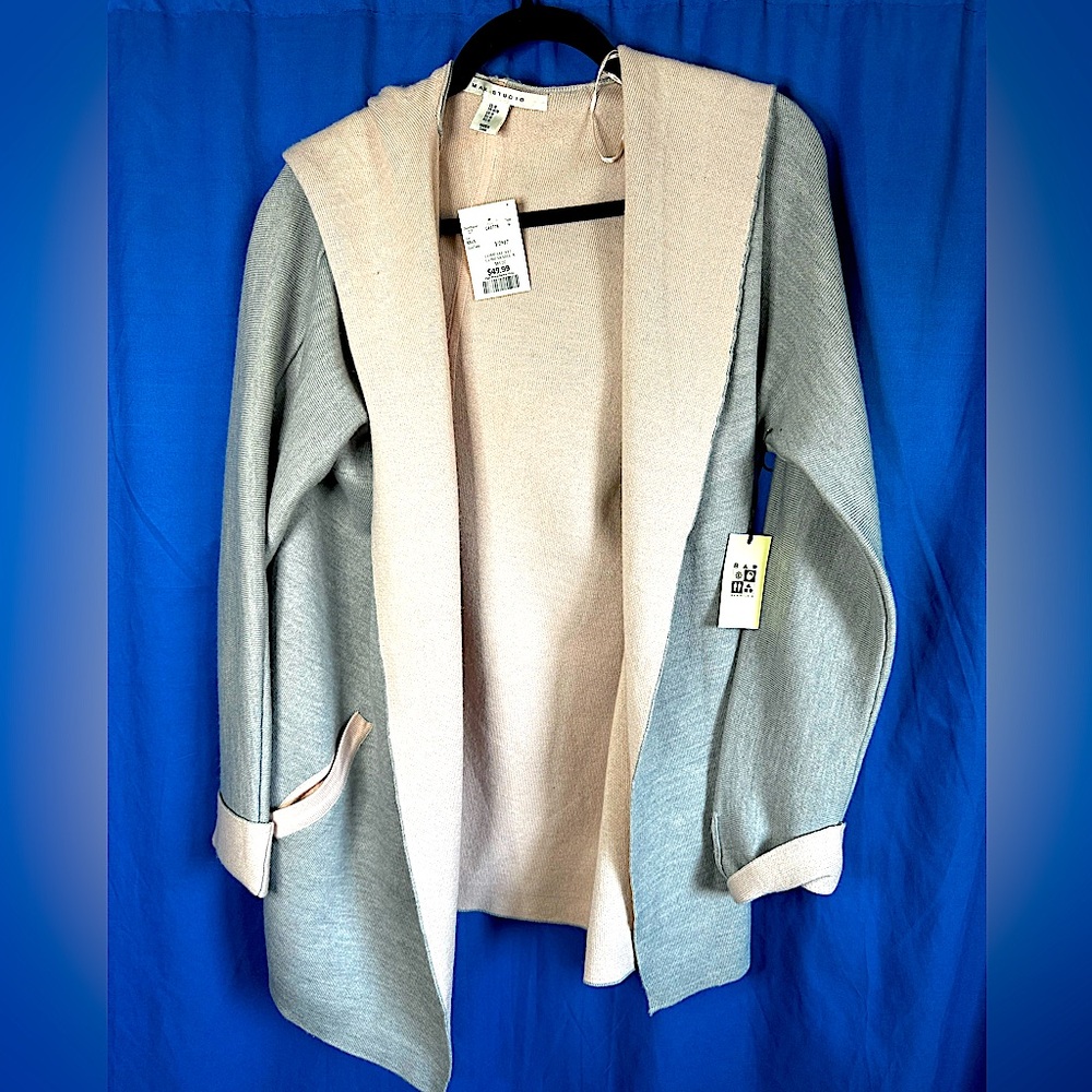 Max Studio hooded cardigan